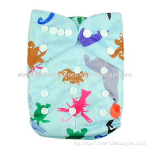 Reusable Cloth Diaper with Minimizing Chance of Leakage